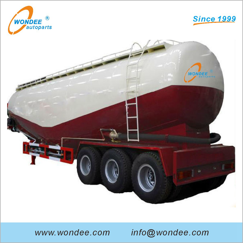 ባለ 3-አክሰል LNG ታንከር ከፊል ተጎታች ለፈሳሽ የተፈጥሮ ጋዝ መጓጓዣ